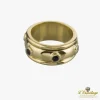 ANILLOS / SORTIJAS Sortija oro amarillo rubíes zafiros y diamantes. Talla nº 12.