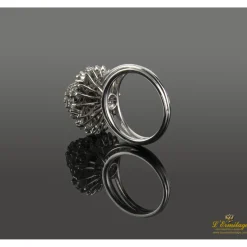 ANILLOS / SORTIJAS Sortija oro blanco y diamantes.