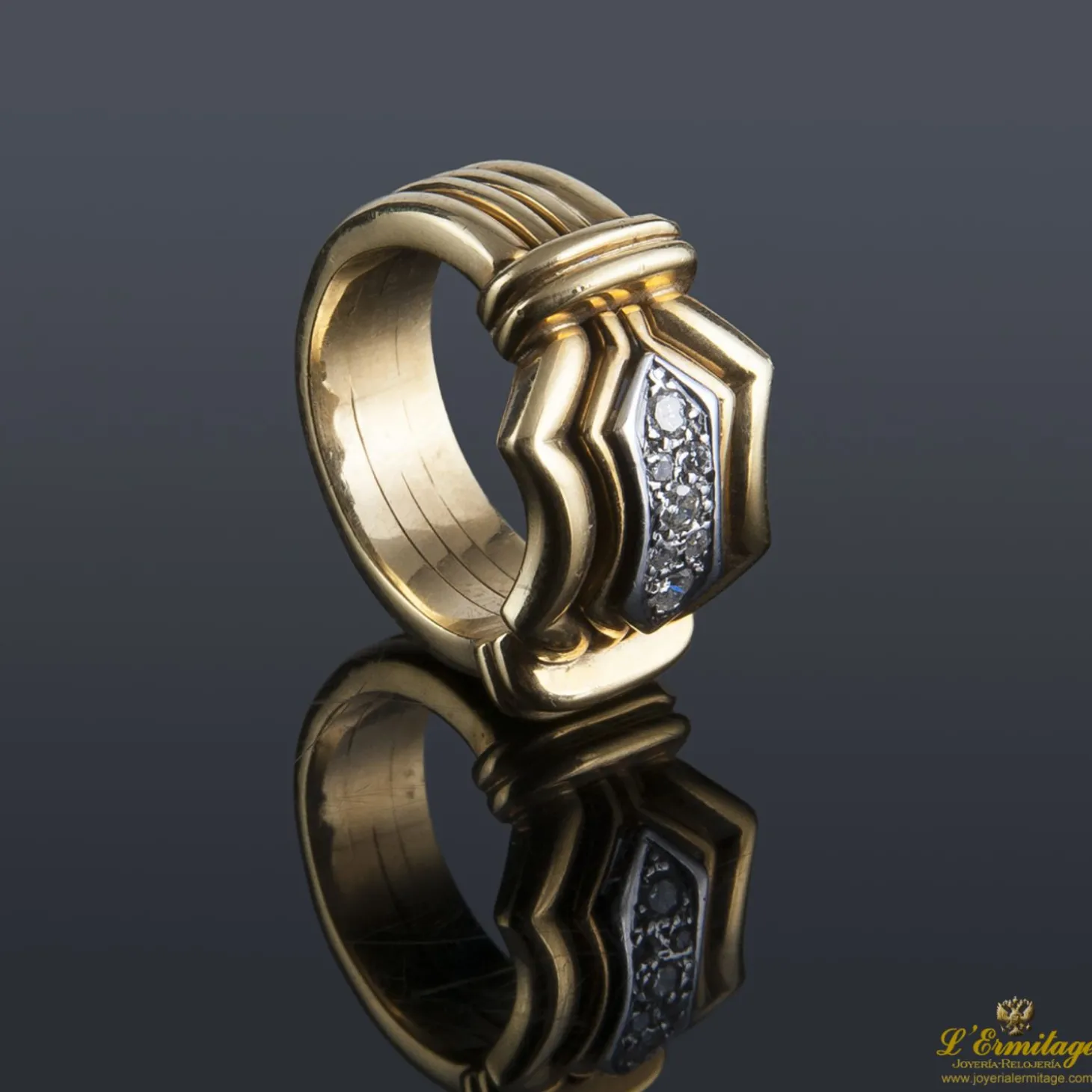 ANILLOS / SORTIJAS Sortija oro amarillo y diamantes
