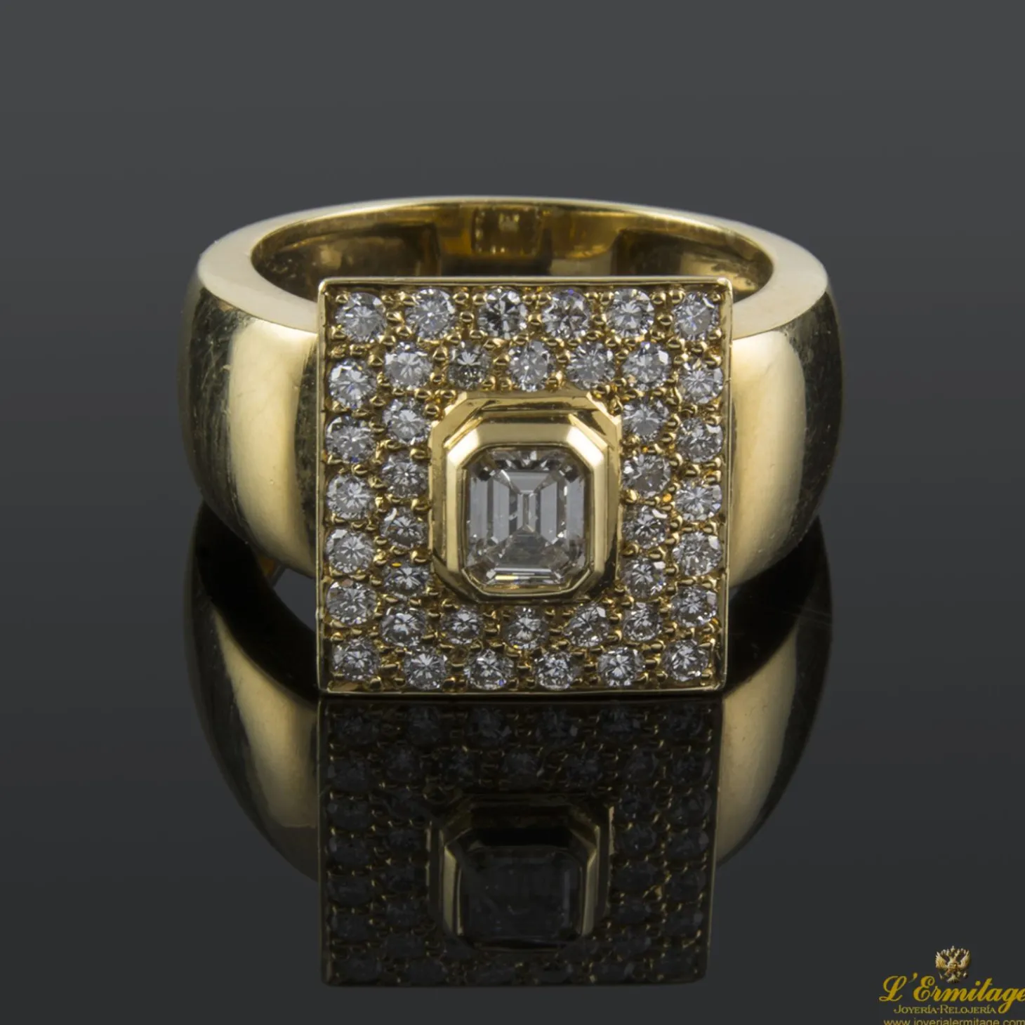 ANILLOS / SORTIJAS Sortija oro amarillo y diamantes