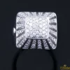ANILLOS / SORTIJAS Sortija oro blanco y pavé de diamantes