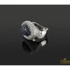 ANILLOS / SORTIJAS Sortija oro blanco zafiros y diamantes