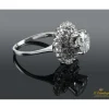 ANILLOS / SORTIJAS Sortija oro blanco y diamantes color i, pureza p1 y peso 1,30 cts.
