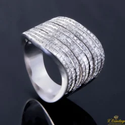 ANILLOS / SORTIJAS Sortija oro blanco y diamantes