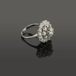 ANILLOS / SORTIJAS Sortija oro blanco y diamantes