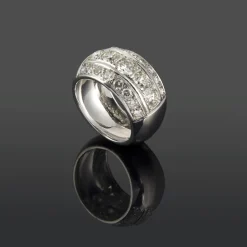 ANILLOS / SORTIJAS Sortija oro blanco y diamantes