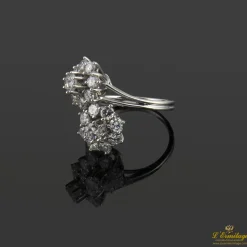 ANILLOS / SORTIJAS Sortija oro blanco y diamantes.