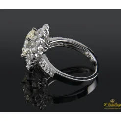 ANILLOS / SORTIJAS Sortija oro blanco y diamantes