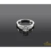 ANILLOS / SORTIJAS Sortija oro blanco y diamantes color j, pureza vs1 y peso 1,26 cts.