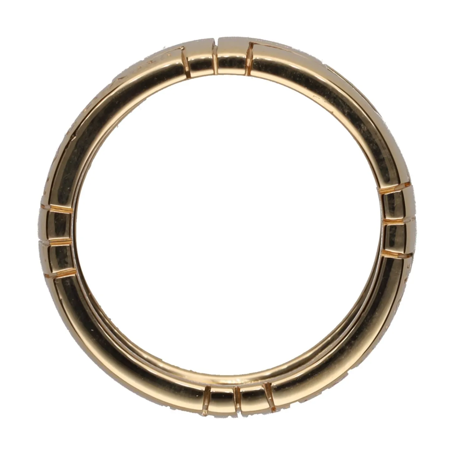 ANILLOS / SORTIJAS Sortija parentesi de bulgari en oro amarillo. Talla 58.