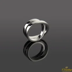 ANILLOS / SORTIJAS Sortija paris nouvelle vague oro blanco. Talla 53.