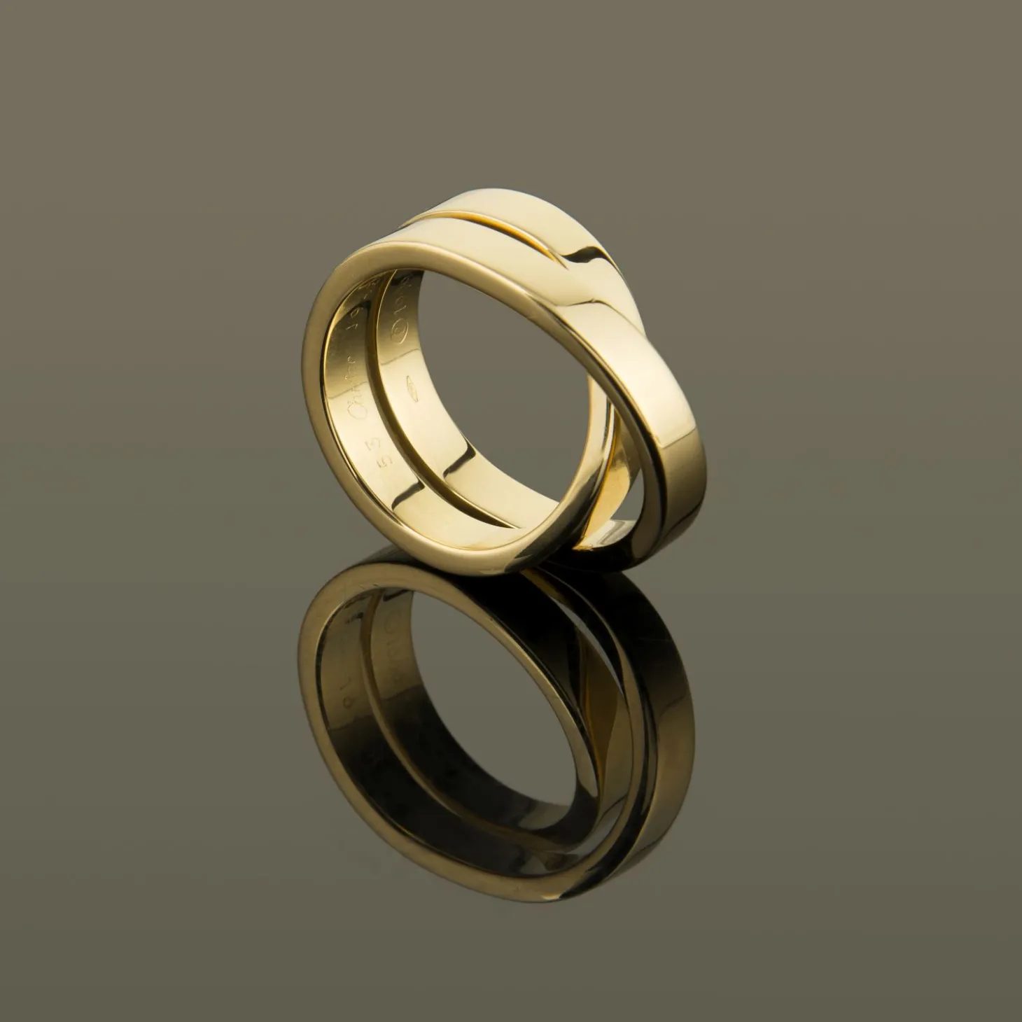 ANILLOS / SORTIJAS Sortija paris nouvelle vague oro amarillo. Talla 53.