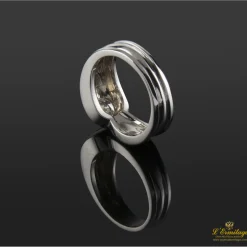 ANILLOS / SORTIJAS Sortija solitario oro blanco.