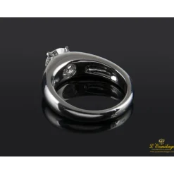 ANILLOS / SORTIJAS Sortija solitario oro blanco color g, pureza vs1 y peso 1,00 cts.