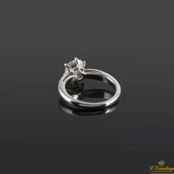 ANILLOS / SORTIJAS Sortija solitario oro blanco color h, pureza vvs1 y peso 1,32 cts.