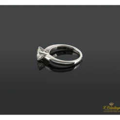 ANILLOS / SORTIJAS Sortija solitario oro blanco color i, pureza vs2 y peso 1,02 cts.