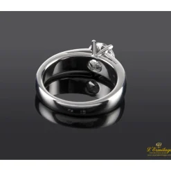 ANILLOS / SORTIJAS Sortija solitario oro blanco color f, pureza vs2 y peso 1,10 cts.
