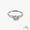 ANILLOS / SORTIJAS Sortija solitario oro blanco color e, pureza vvs1 y peso 1,11 cts.