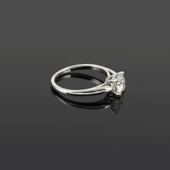 ANILLOS / SORTIJAS Sortija solitario oro blanco color f, pureza vvs1 y peso 1,10 cts.