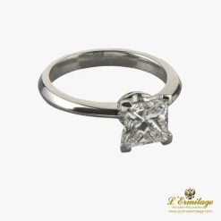 ANILLOS / SORTIJAS Sortija solitario oro blanco color g, pureza vvs2 y peso 1,66 cts.