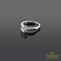 ANILLOS / SORTIJAS Sortija solitario oro blanco color h. Pureza vs1 y peso 2,03 cts.