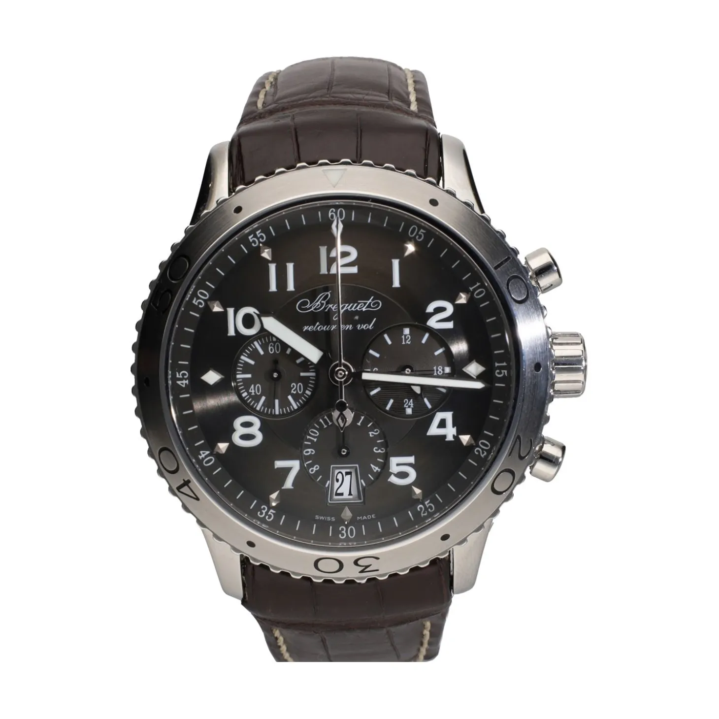 BREGUET Type xxi acero chronogrph automático fly back.