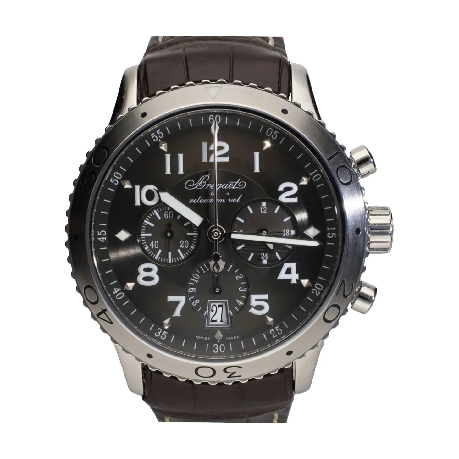 BREGUET Type xxi acero chronogrph automático fly back.