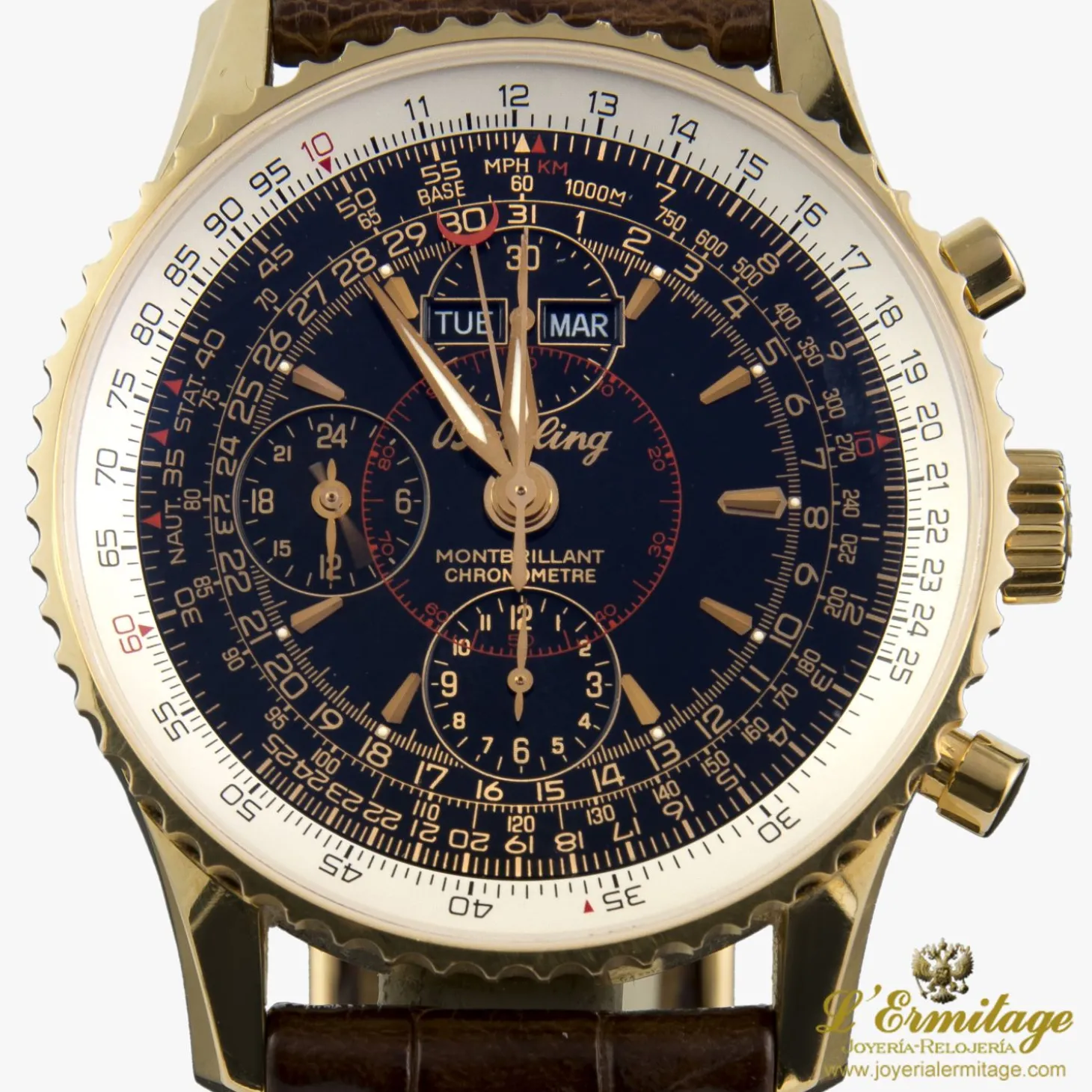 BREITLING Navitimer montbrillant oro rosa automático 43mm edición limitada 085/100