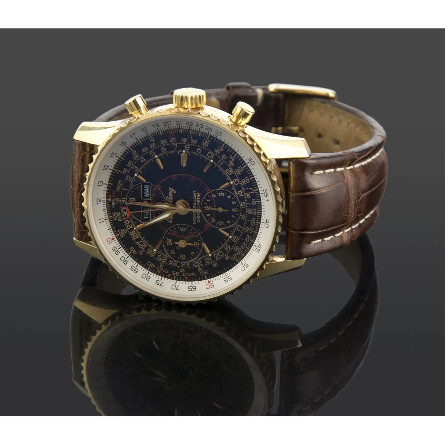 BREITLING Navitimer montbrillant oro rosa automático 43mm edición limitada 085/100