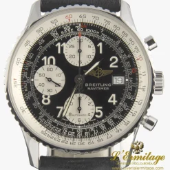 BREITLING Old navitimer acero chronograph cuerda manual 41mm