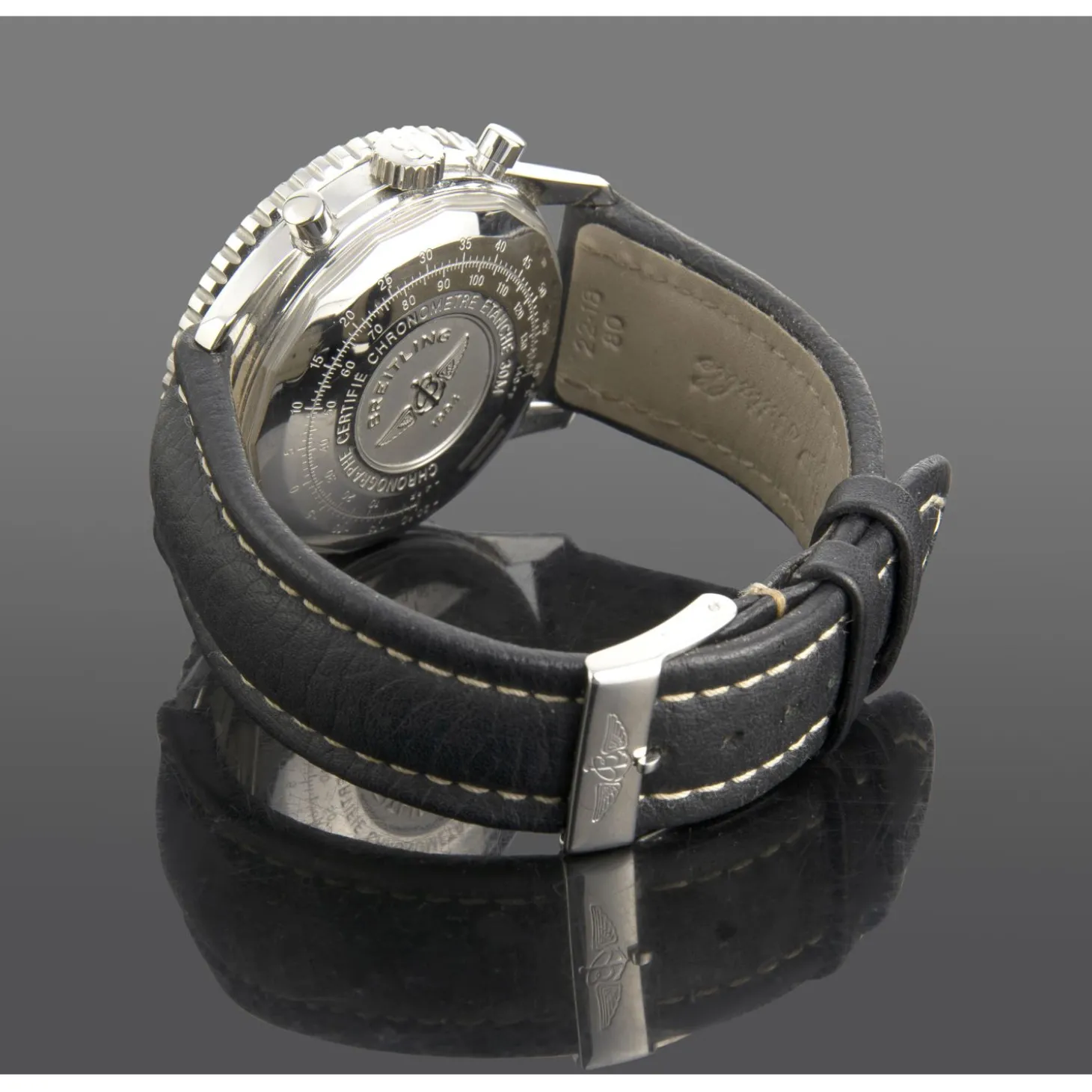BREITLING Old navitimer acero chronograph cuerda manual 41mm