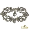 BROCHES / ALFILERES Broche-alfiler antiguo oro plata y diamantes antiguos