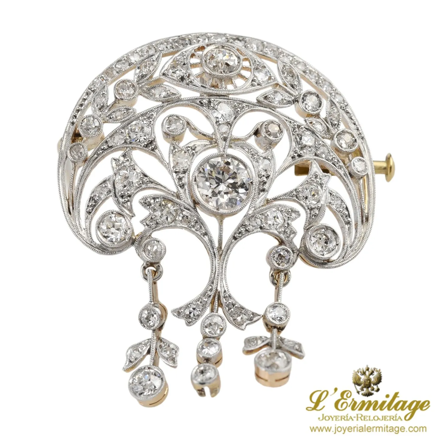 BROCHES / ALFILERES Broche-alfiler diamantes