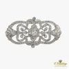BROCHES / ALFILERES Broche-alfiler oro blanco y diamantes 1900