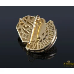 BROCHES / ALFILERES Broche-colgante oro amarillo faraón