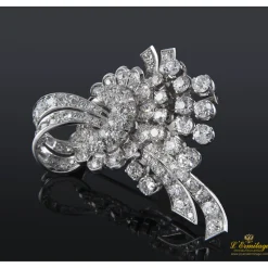 BROCHES / ALFILERES Broche doble de escote