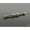 BROCHES / ALFILERES Broche en oro amarillo y oro blano con diamantes y perlas.