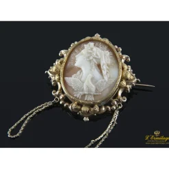 BROCHES / ALFILERES Broche oro amarillo antiguo