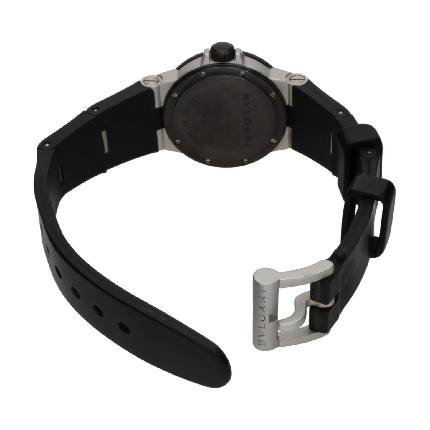 BULGARI Aluminium quartz 29mm.