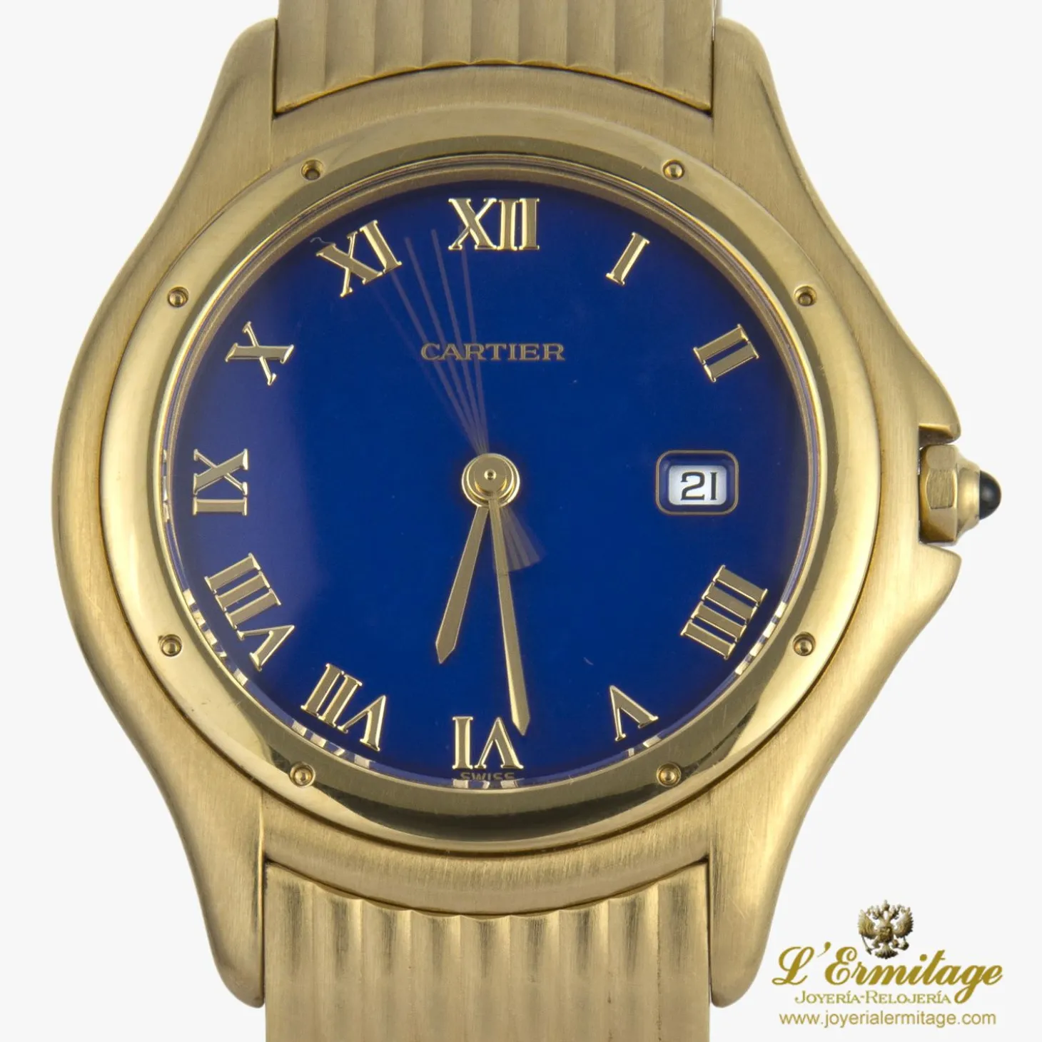 CARTIER Cougar oro amarillo 33mm.
