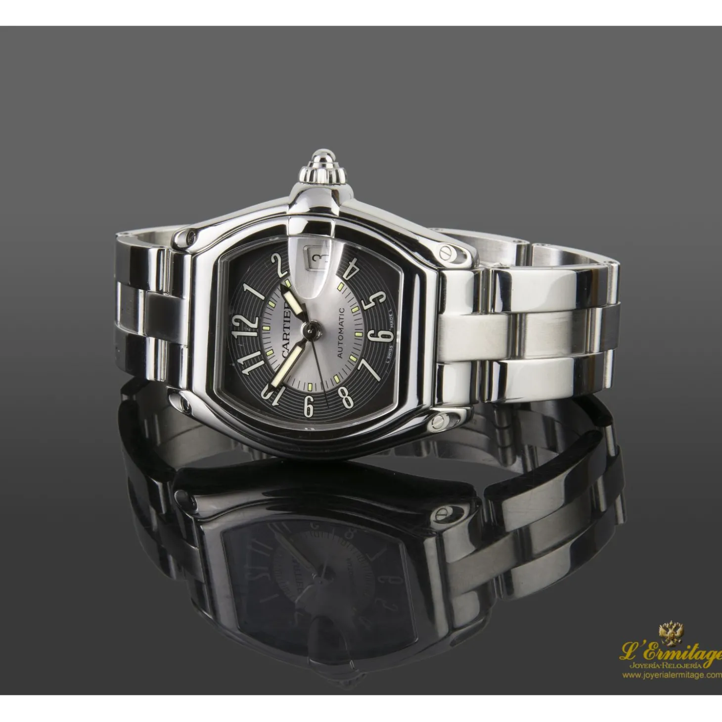 CARTIER Roadster acero automático caballero