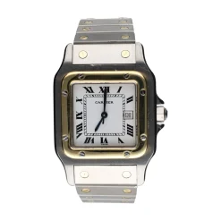 CARTIER Santos automático acero y oro 29mm.