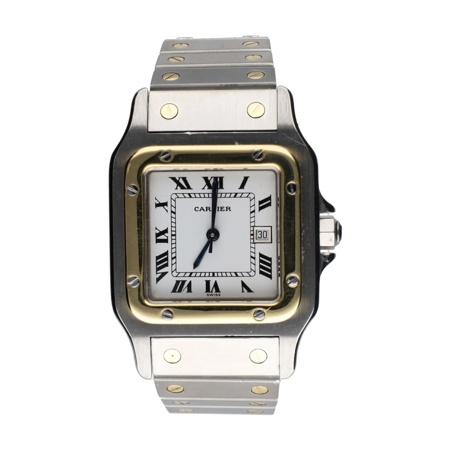 CARTIER Santos automático acero y oro 29mm.