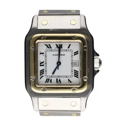 CARTIER Santos automático acero y oro 29mm.
