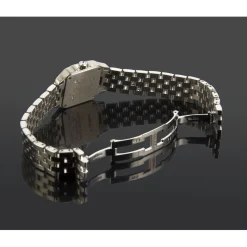 CARTIER Santos demoiselle oro blanco y diamantes cuarzo señora