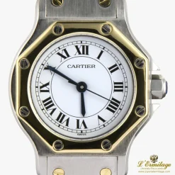 CARTIER Santos octagon acero y oro automático señora