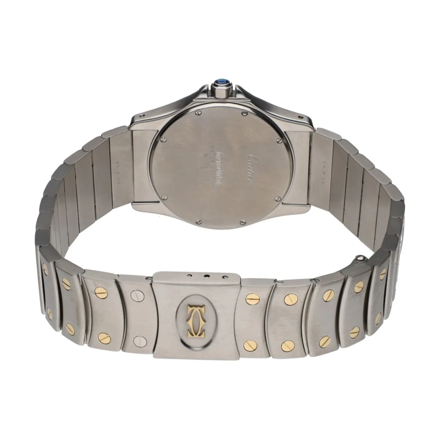 CARTIER Santos ronde acero y oro 33mm.