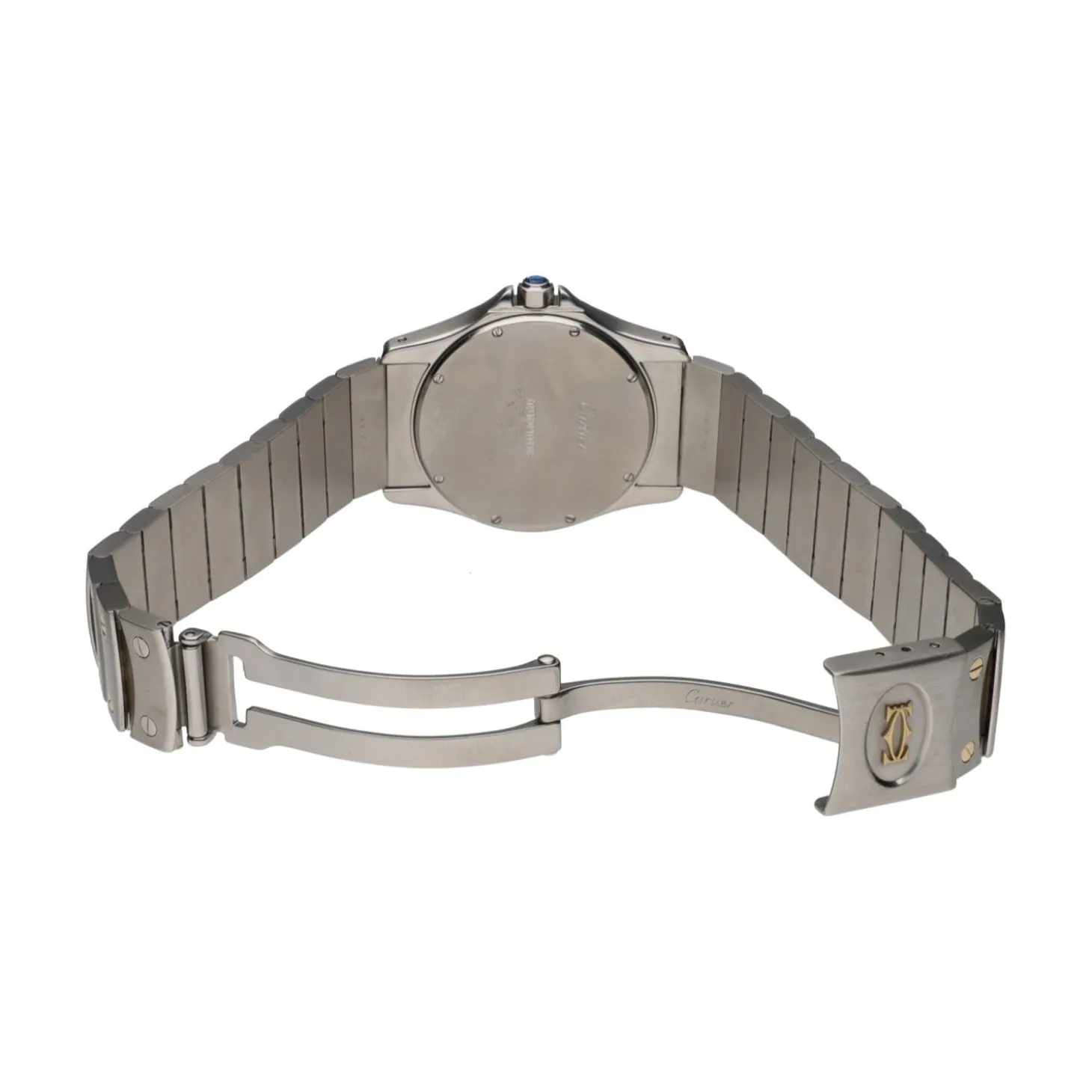 CARTIER Santos ronde acero y oro 33mm.