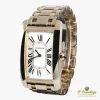 CARTIER Tank americaine oro amarillo cuerda manual caballero