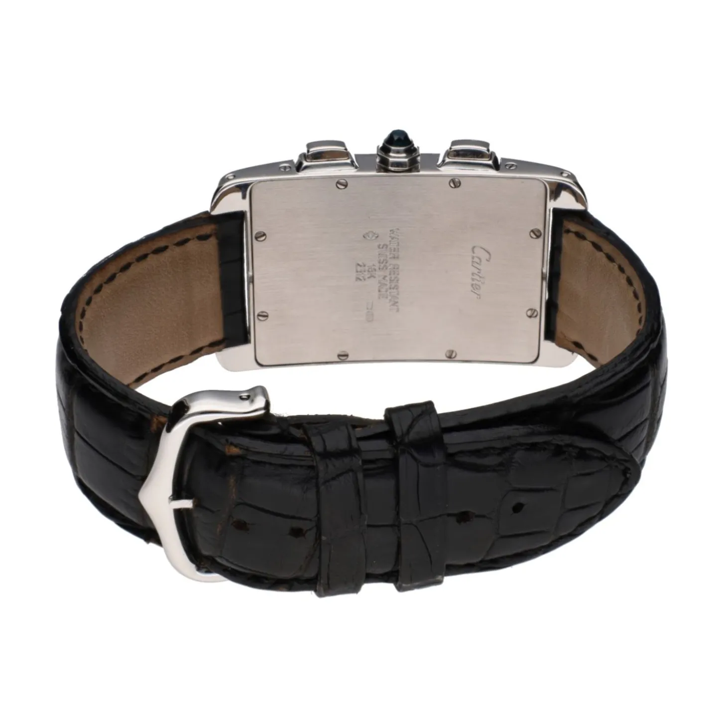 CARTIER Tank americano chronograph oro blanco 26mm.